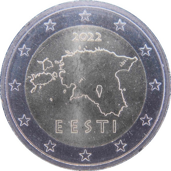 Эстония 2 Евро (2022) KM#