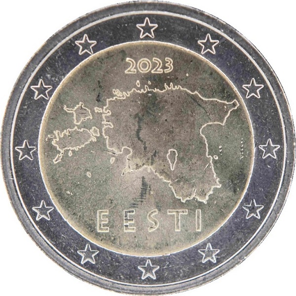 Эстония 2 Евро (2023) KM#