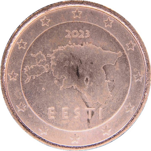 Эстония 5 Евроцент (2023) KM#