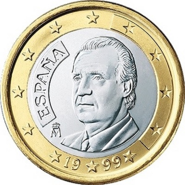 Испания 1 Евро (1999) KM#