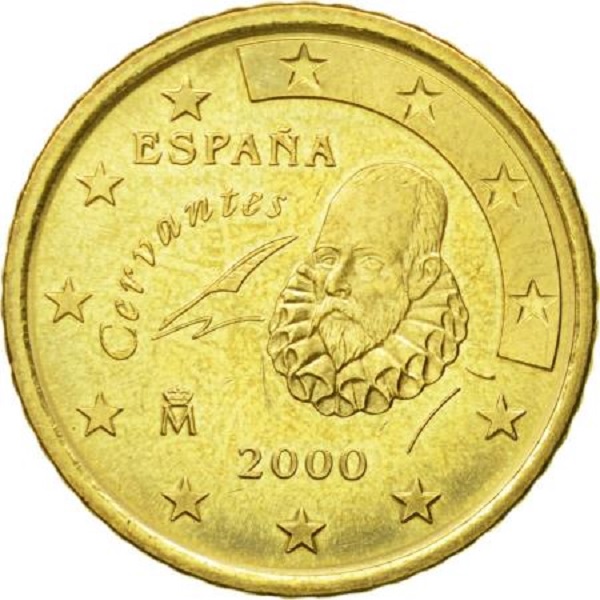 Spain 50 Euro cent (2000) KM#