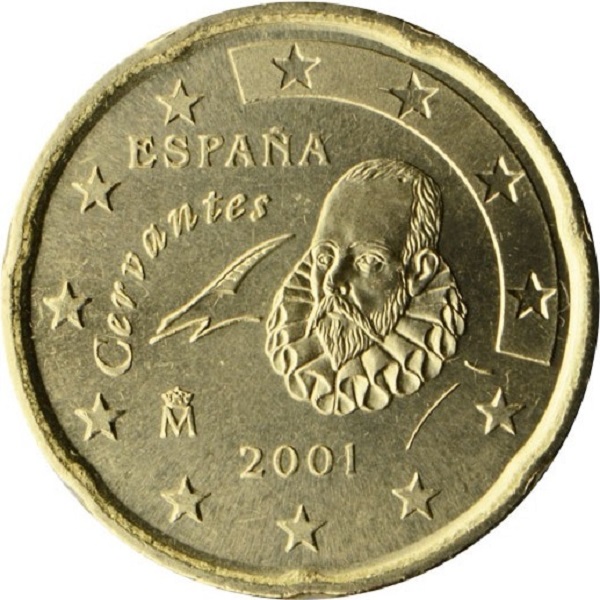 Spain 20 Euro cent (2001) KM#
