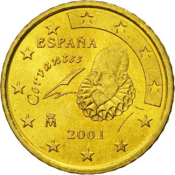 Spain 50 Euro cent (2001) KM#