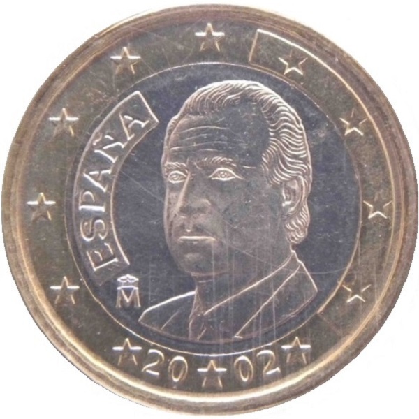 Испания 1 Евро (2002) KM#