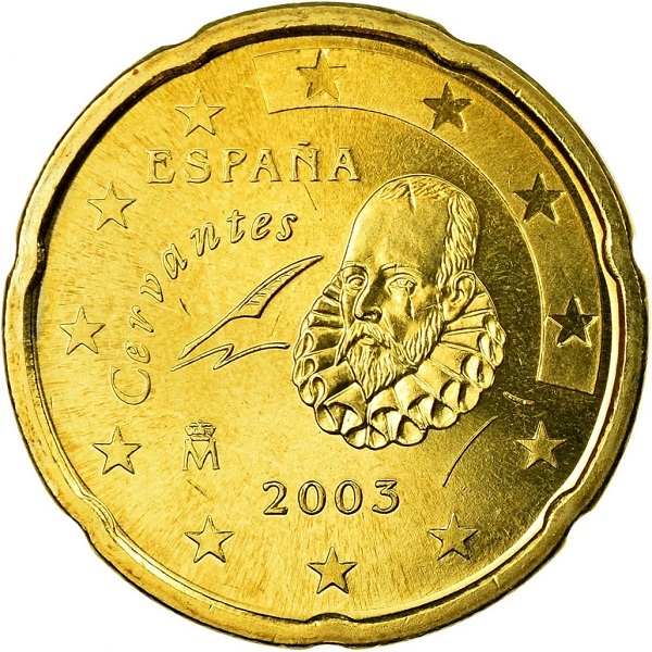 Испания 20 Евро цент (2003) KM#