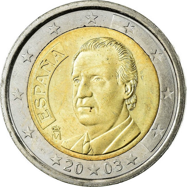Испания 2 Евро (2003) KM#