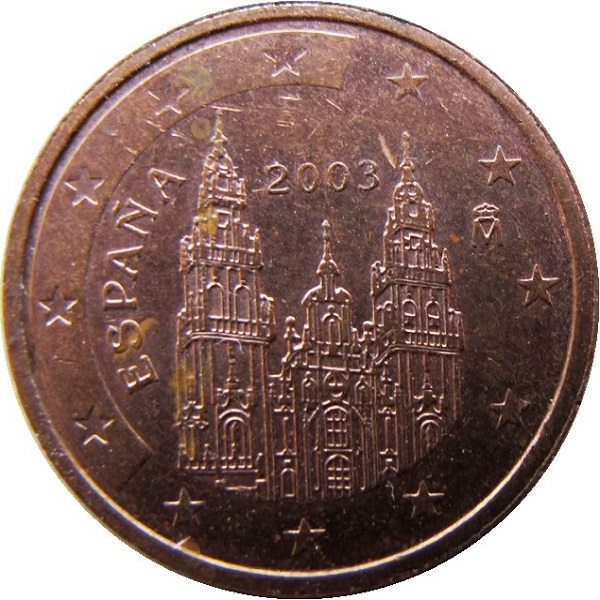 Испания 2 Евро цент (2003) KM#
