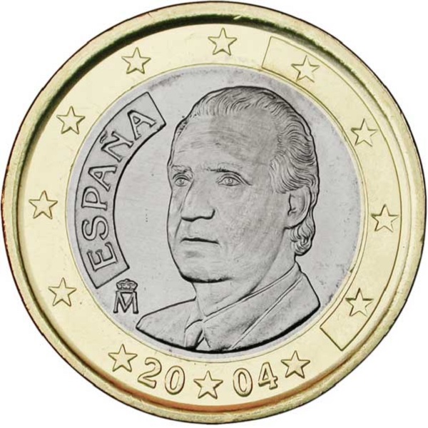 Испания 1 Евро (2004) KM#