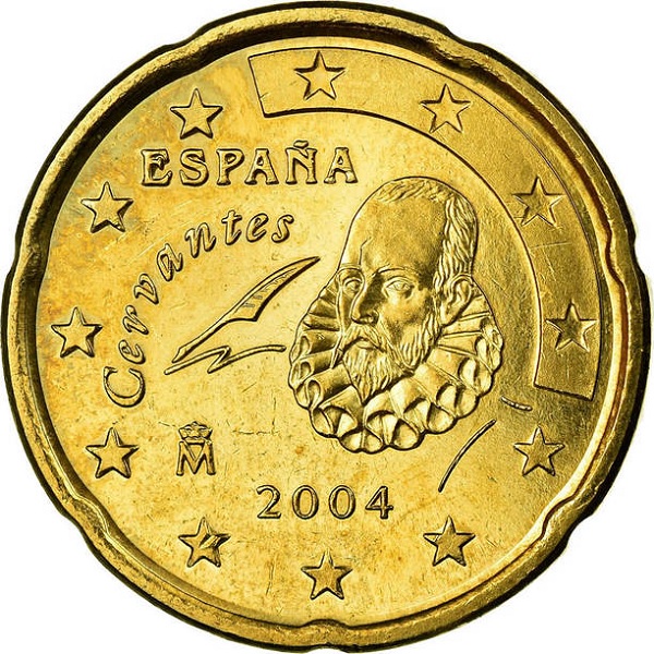 Испания 20 Евро цент (2004) KM#