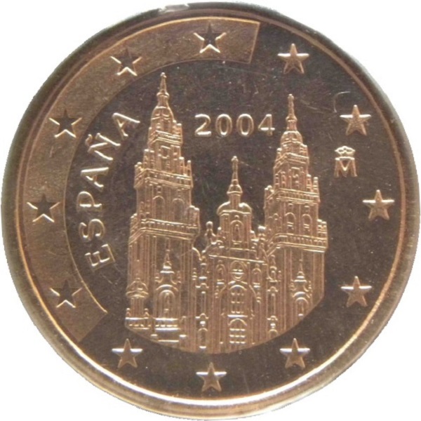 Испания 5 Евро цент (2004) KM#