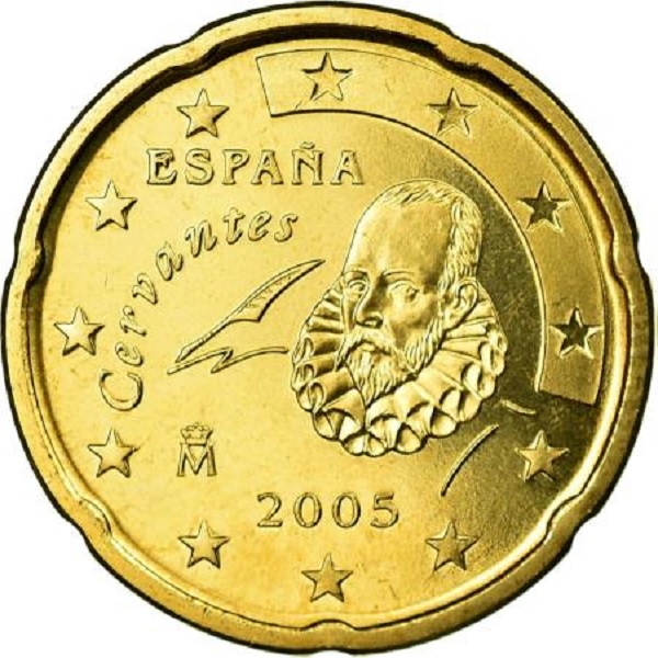 Испания 20 Евро цент (2005) KM#