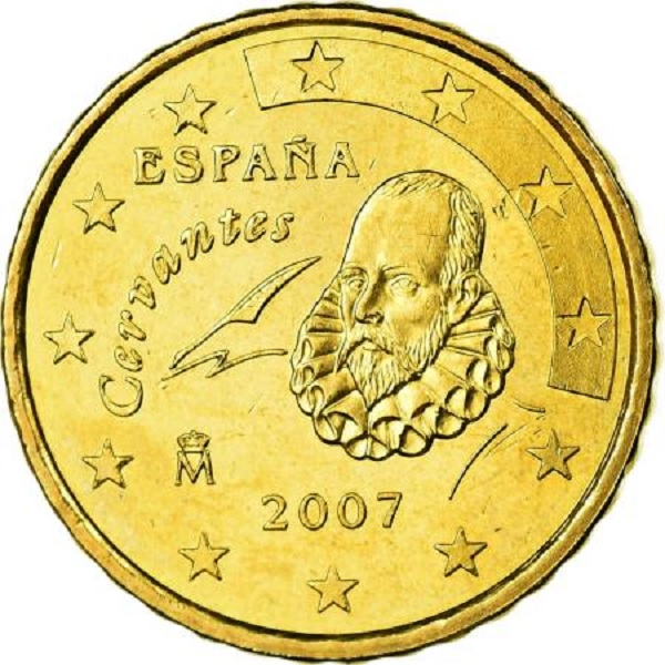 Испания 10 Евро цент (2007) KM#