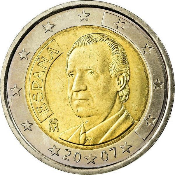 Испания 2 Евро (2007) KM#