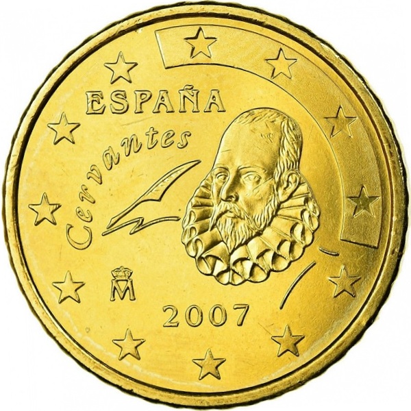 Испания 50 Евро цент (2007) KM#