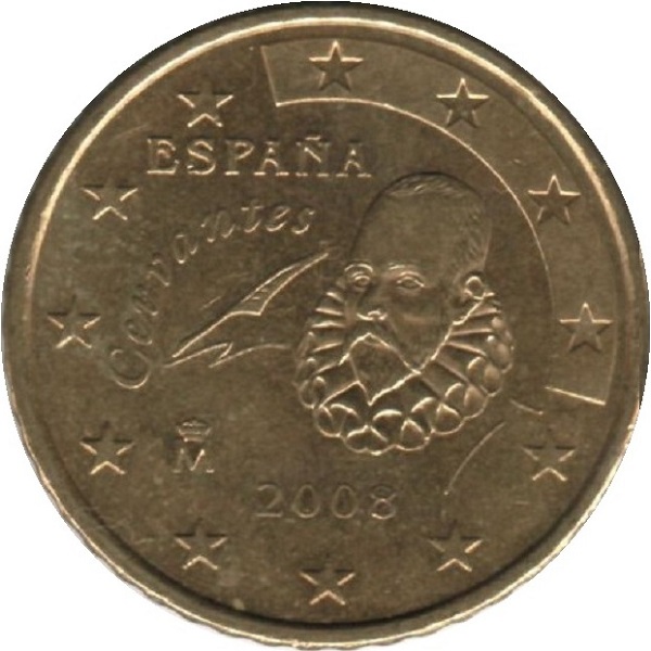 Spain 50 Euro cent (2008) KM#