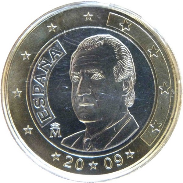 Испания 1 Евро (2009) KM#