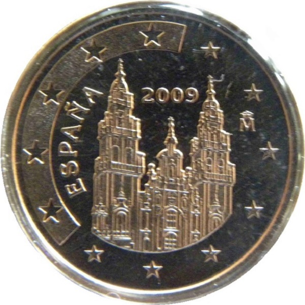 Испания 1 Евро цент (2009) KM#