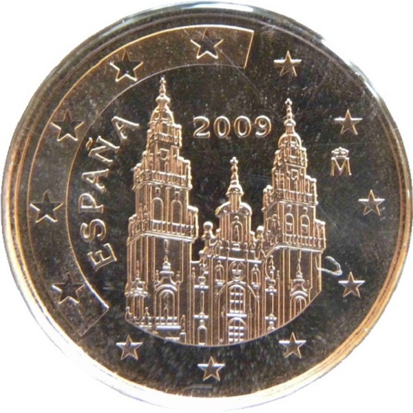 Испания 2 Евро цент (2009) KM#