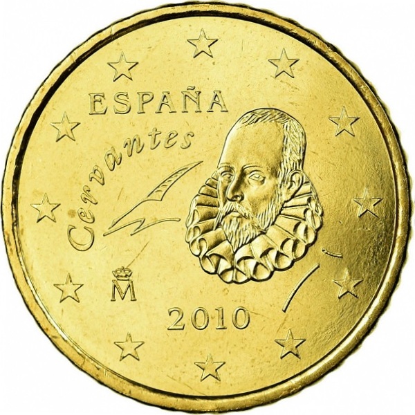 Испания 50 Евро цент (2010) KM#