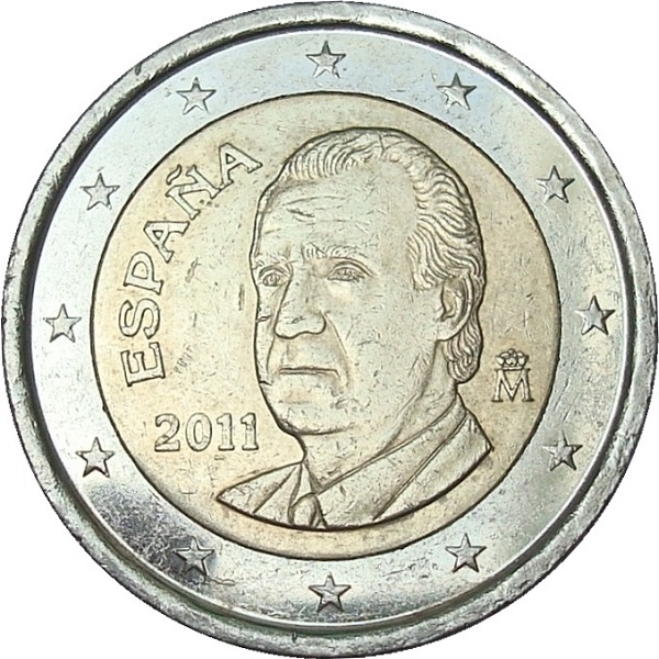 Испания 2 Евро (2011) KM#