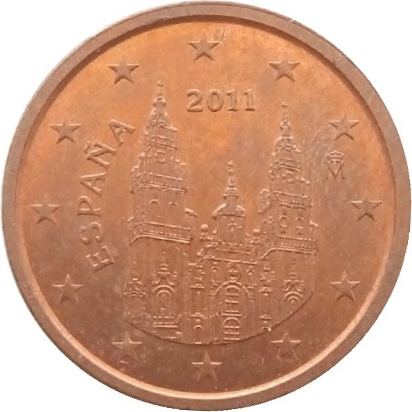 Испания 2 Евро цент (2011) KM#
