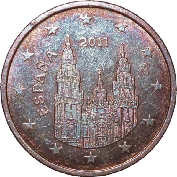 Испания 5 Евро цент (2011) KM#