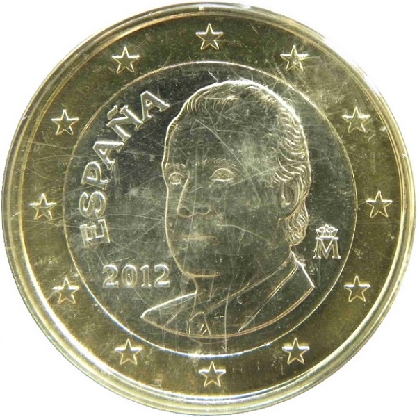 Испания 1 Евро (2012) KM#