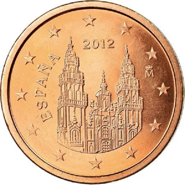 Испания 2 Евро цент (2012) KM#