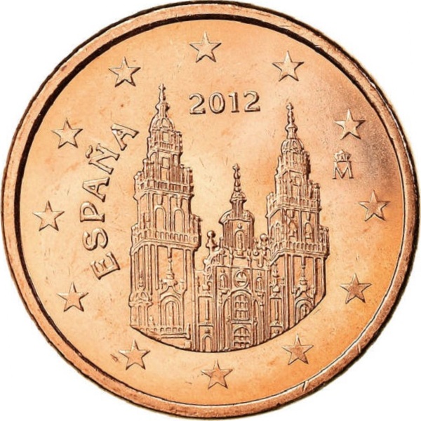 Испания 5 Евро цент (2012) KM#