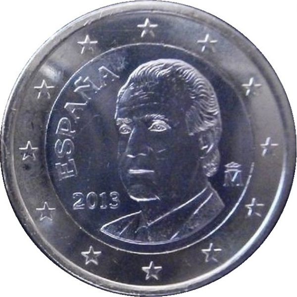 Испания 1 Евро (2013) KM#