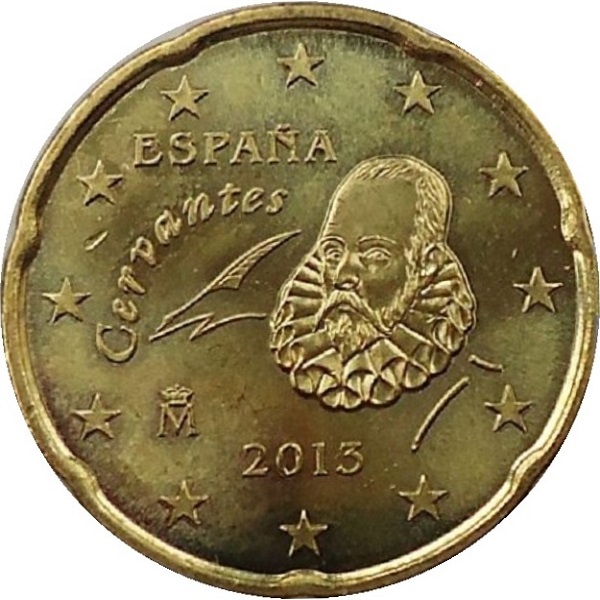 Испания 20 Евро цент (2013) KM#