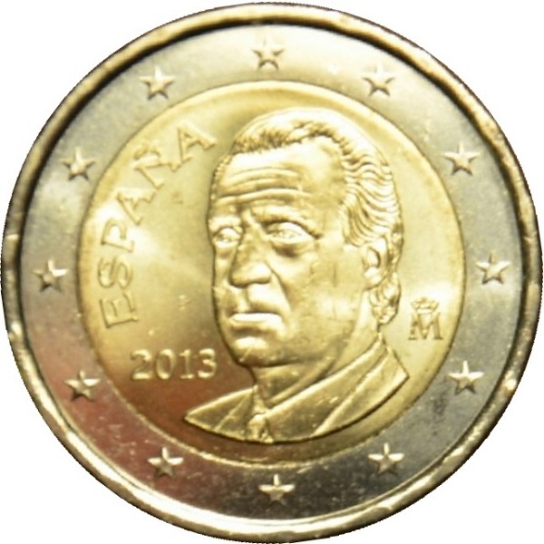 Испания 2 Евро (2013) KM#
