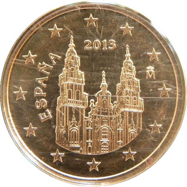 Испания 2 Евро цент (2013) KM#