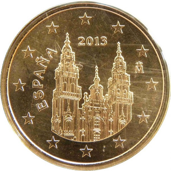 Испания 5 Евро цент (2013) KM#