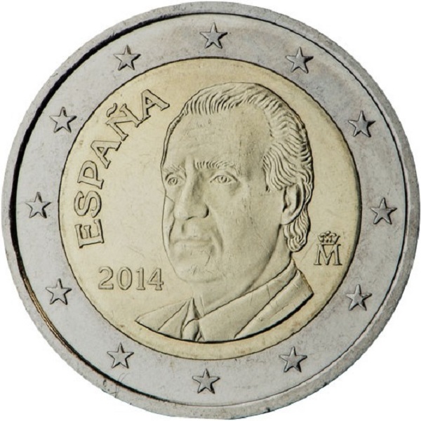 Испания 2 Евро (2014) KM#