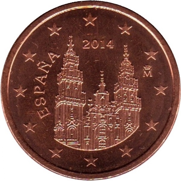 Испания 5 Евро цент (2014) KM#