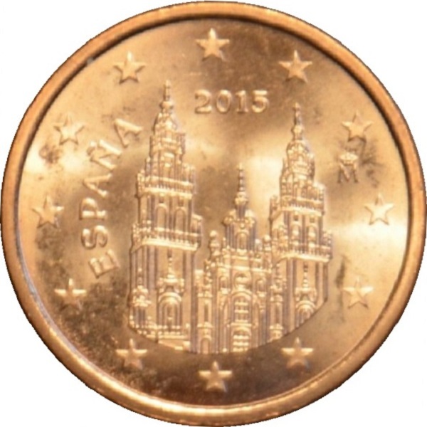 Испания 2 Евро цент (2015) KM#