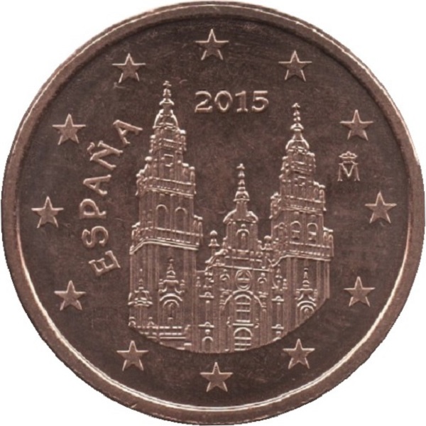 Испания 5 Евро цент (2015) KM#