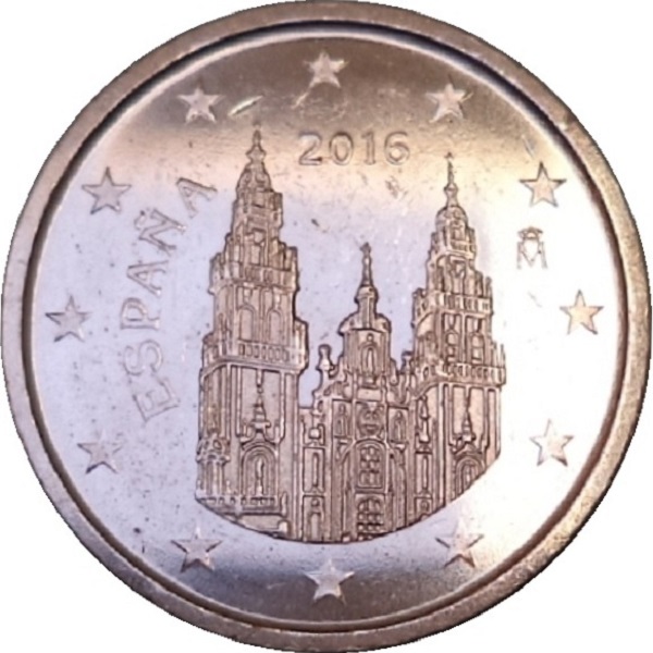 Испания 1 Евро цент (2016) KM#