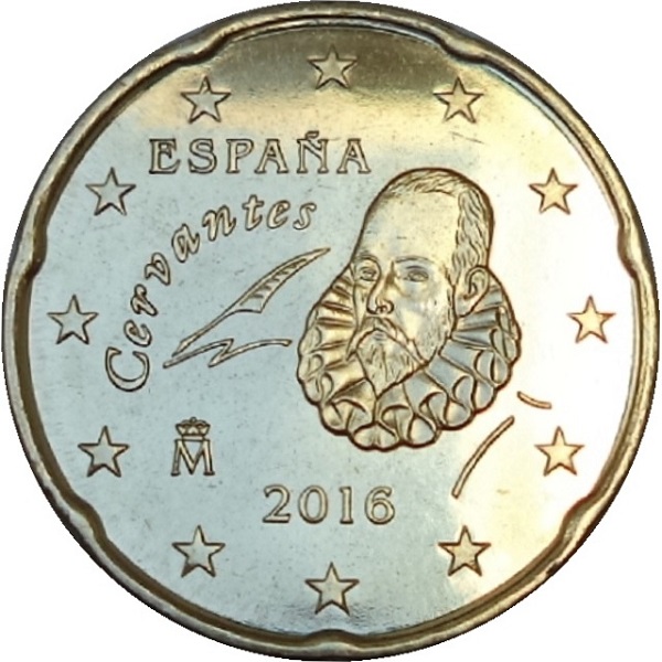 Испания 20 Евро цент (2016) KM#