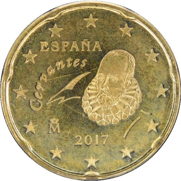 Испания 20 Евро цент (2017) KM#