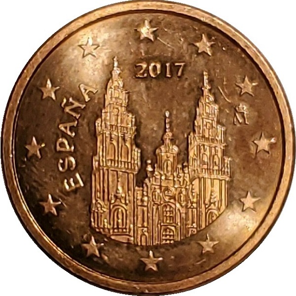 Испания 5 Евро цент (2017) KM#
