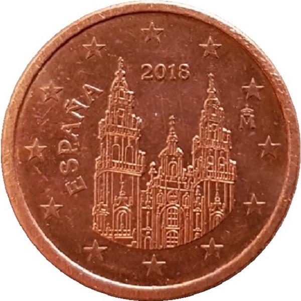 Испания 5 Евро цент (2018) KM#