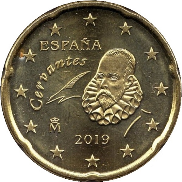 Испания 20 Евро цент (2019) KM#