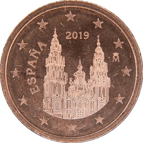 Испания 2 Евро цент (2019) KM#