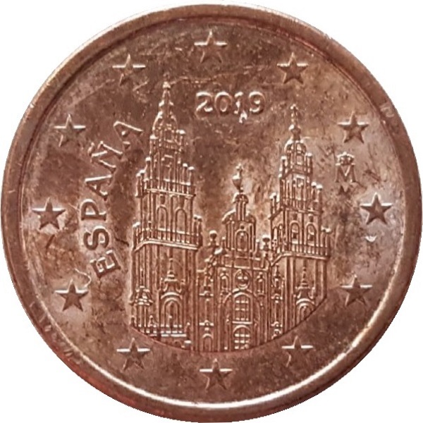 Испания 5 Евро цент (2019) KM#