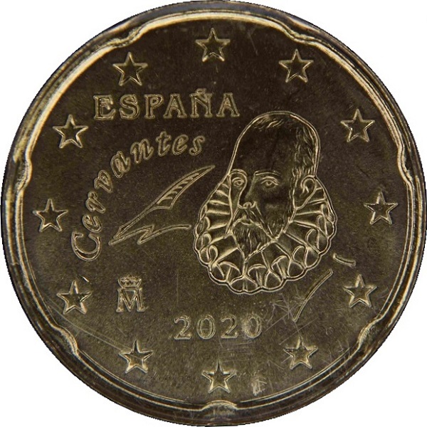 Испания 20 Евро цент (2020) KM#