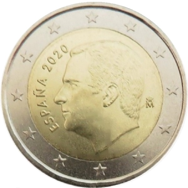Испания 2 Евро (2020) KM#
