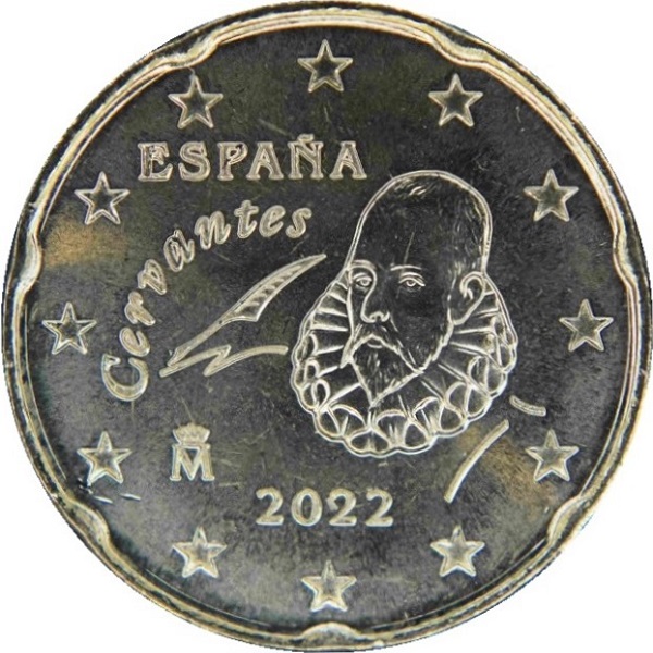Испания 20 Евро цент (2022) KM#