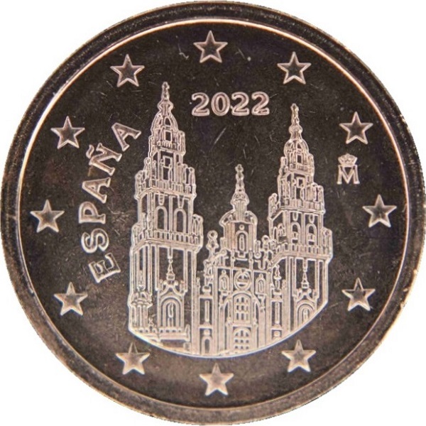 Испания 2 Евро цент (2022) KM#